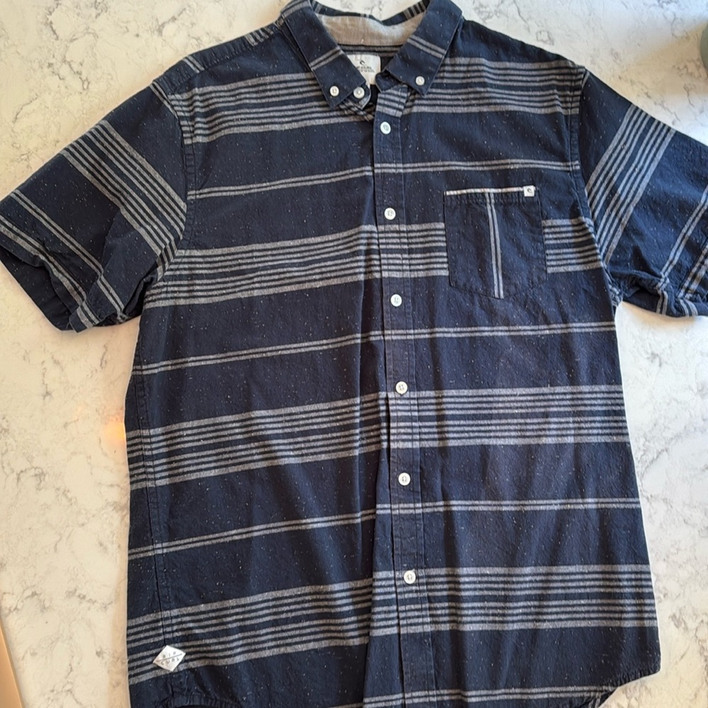 Rip Curl Stripped Button Up